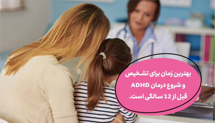 بهترین زمان برای تشخیص و شروع درمان ADHD 12 سالگی است